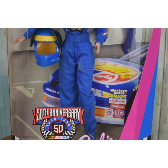 Vintage Barbie 50th Anniversary NASCAR Barbie Doll - Picture 3 of 8